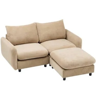 Complete. Annamaria 31.5" Modular Sectional Sofa beige (4 boxes)