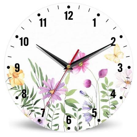 SPUNKER Silent Non-Ticking Wall Clock