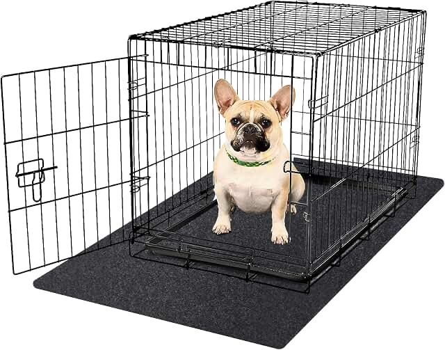 NYFITY Kennel Pad Dog Crate Mat Liner, 36" x 24"