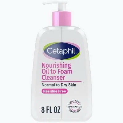 Cetaphil Nourishing Oil to Foam Cleanser