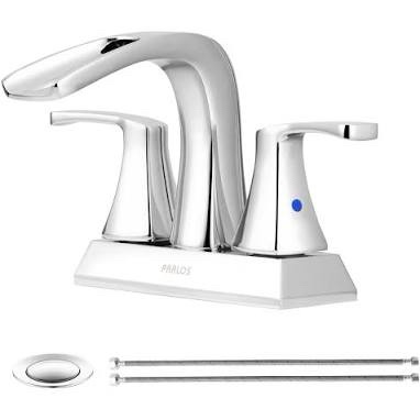 Doris Waterfall Centerset 2-handle Bathroom Faucet with Drain Assembly