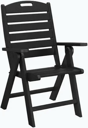 Not Exact Image Patio Chair Black