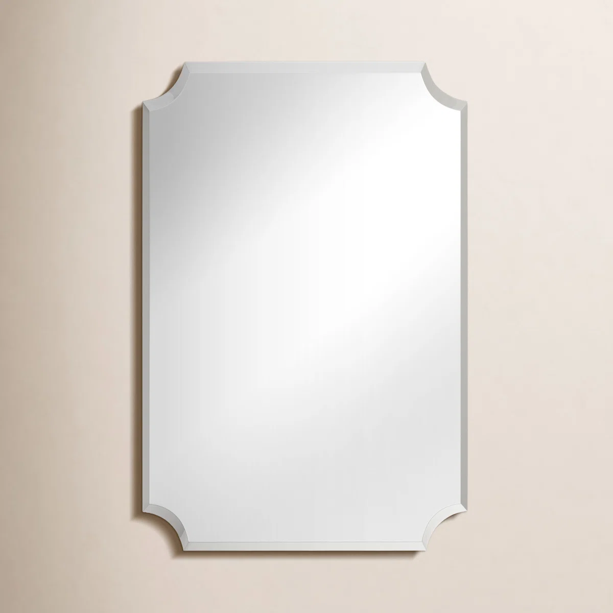 Granborough Modern & Contemporary Beveled Frameless Accent Mirror