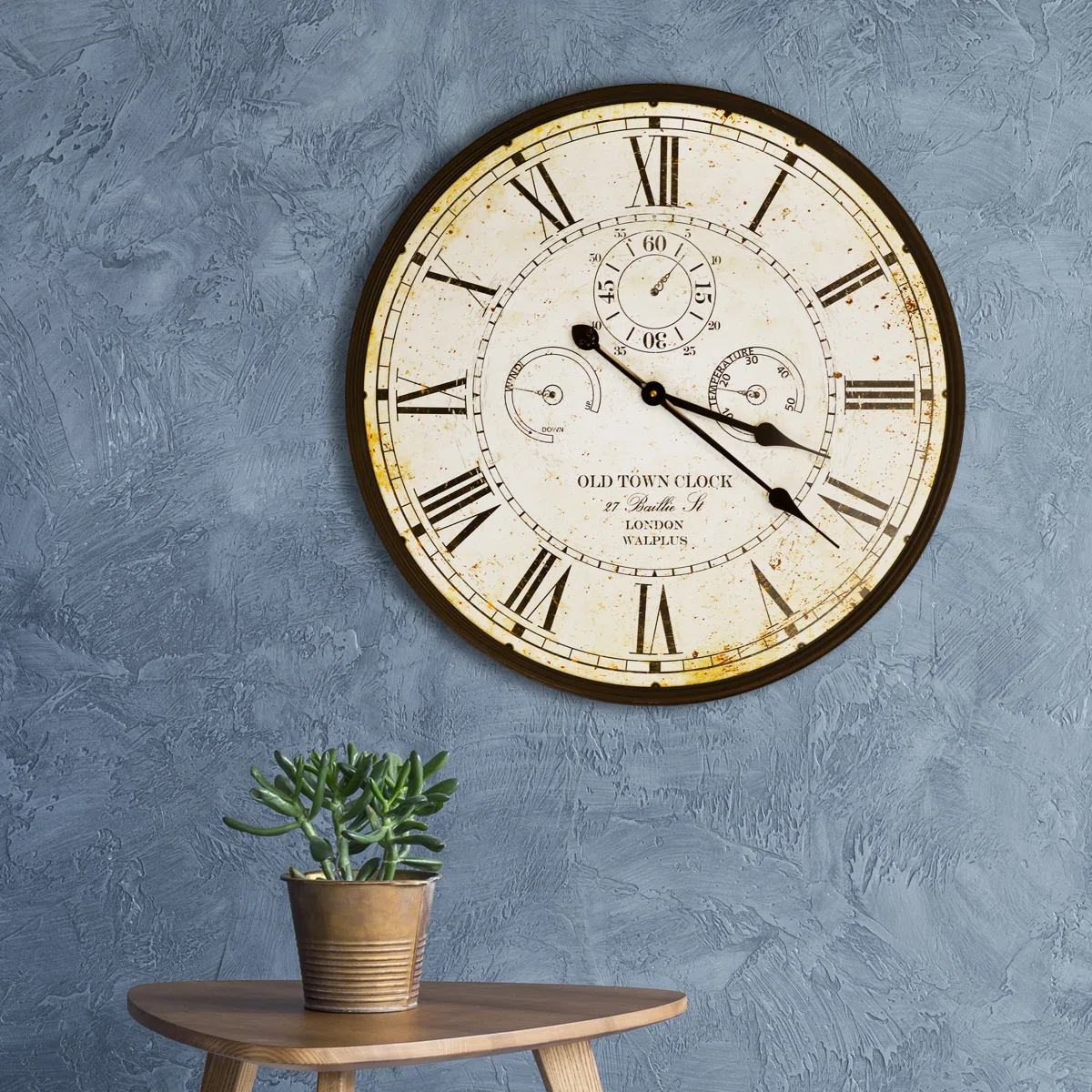 Oversized Sider 23.6" Wall Clock