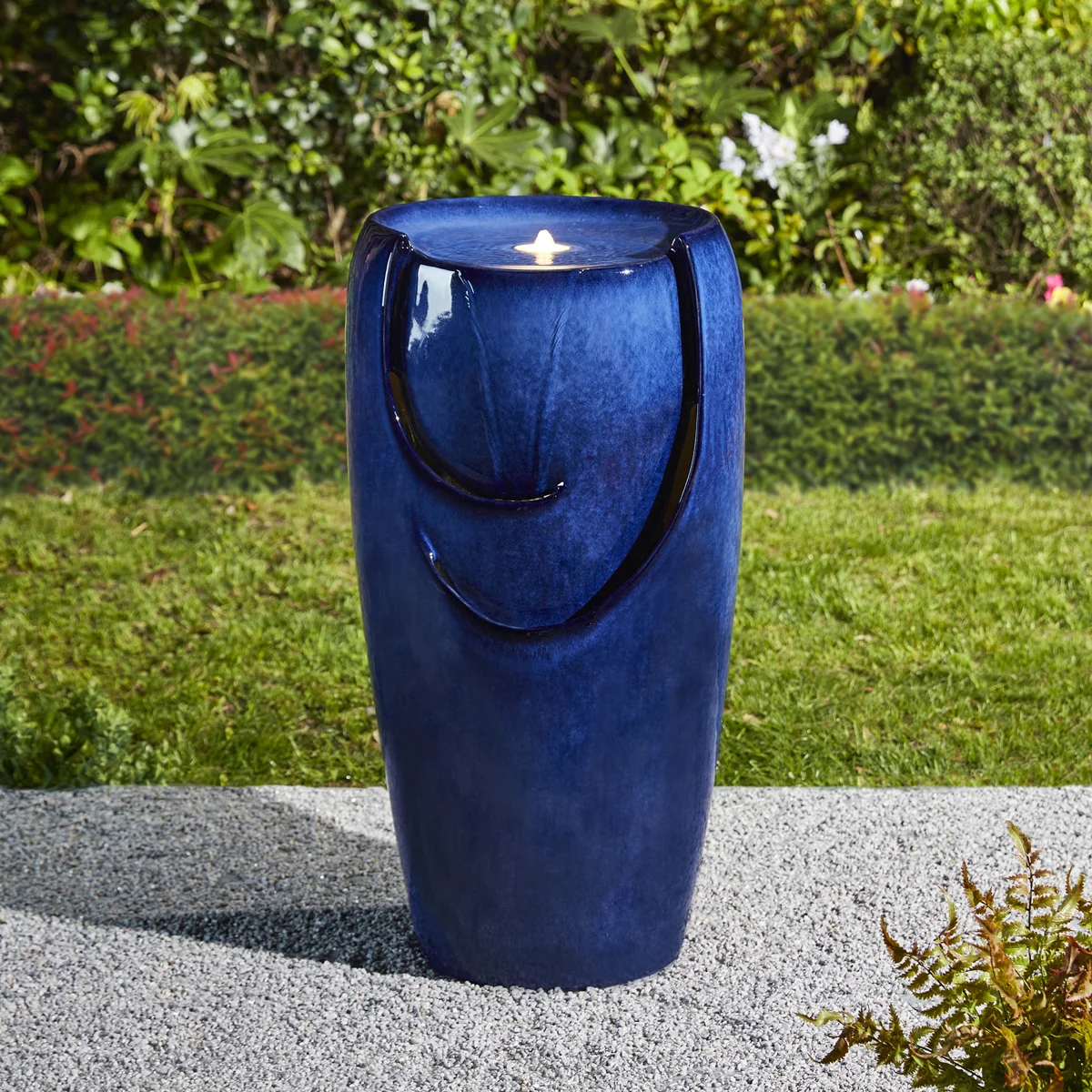 Rorer Ceramic Fountain with Light