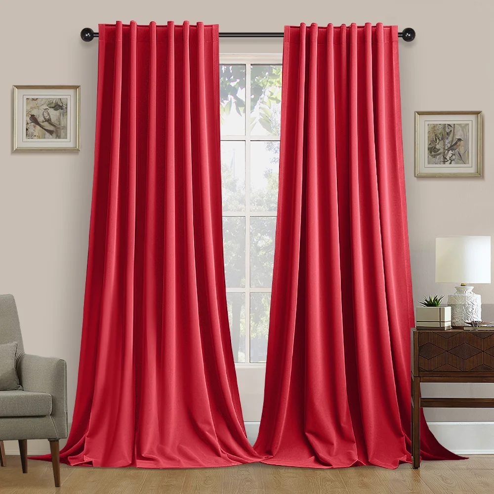 Lauier Velvet Blackout Curtain Pair