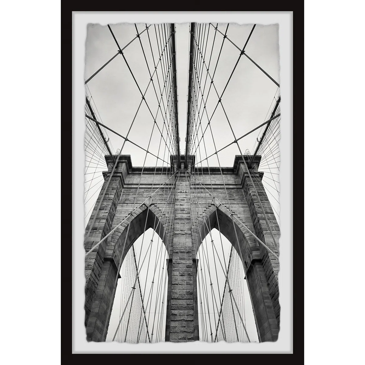 (Frame broke) 'Bridge Architecture' - Picture Frame Print on Paper