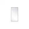 Metal Framed Rounded Rectangle Mirror
