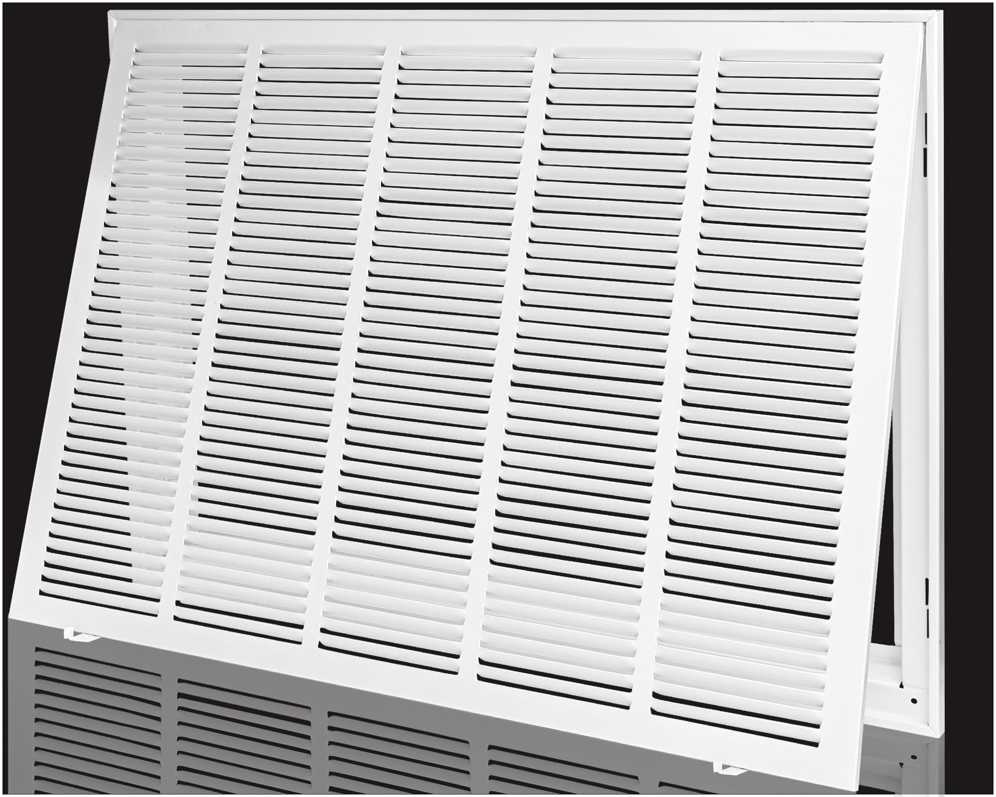 Return Air Filter Grille 30x20,Air Return Vent Cover Grill for 30W x 20H Duct Opening,Steel HVAC Vent Covers for Wall and Ceiling,Holds 1 Thick AC Filter