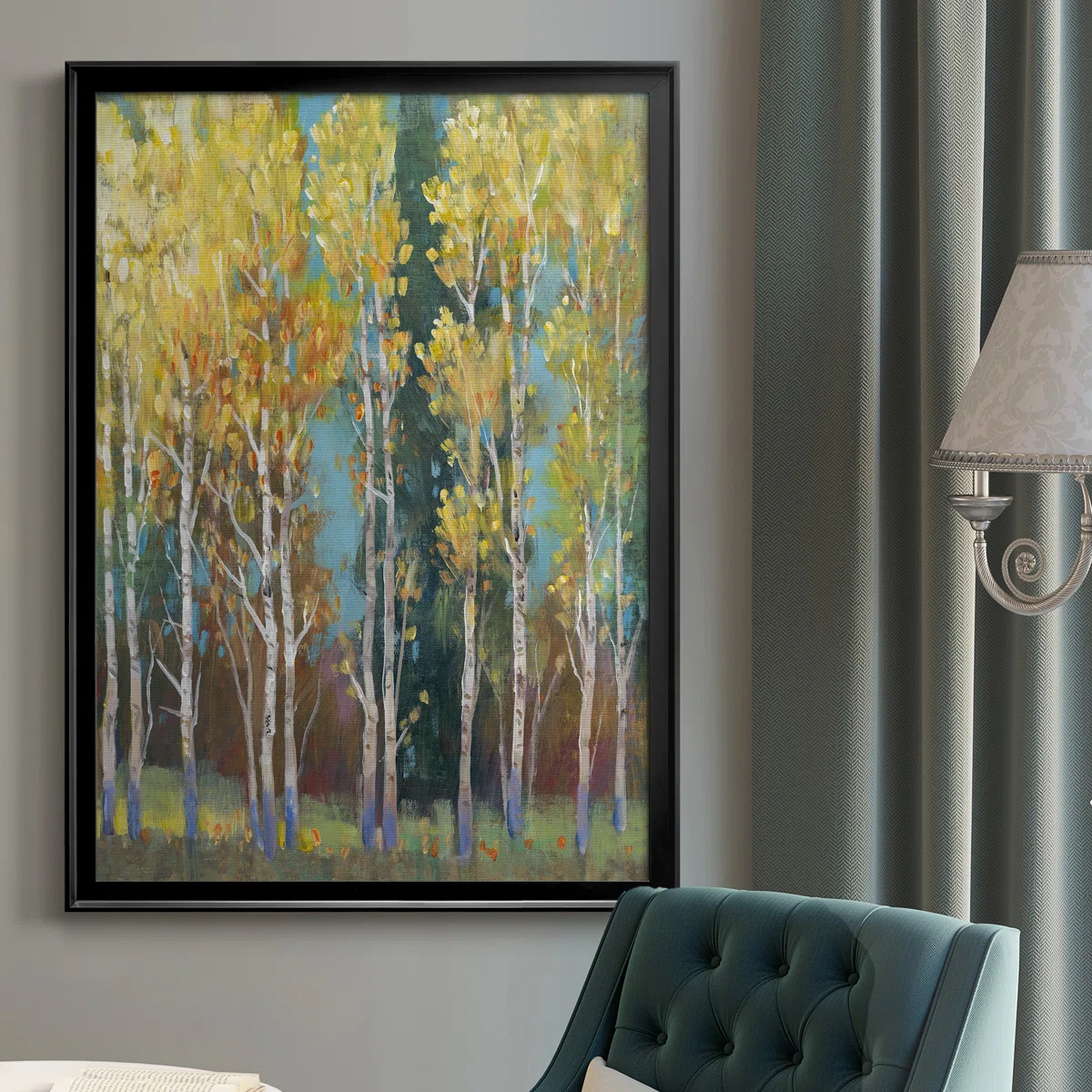 Aspen Grove I Premium Framed Canvas - Ready To Hang