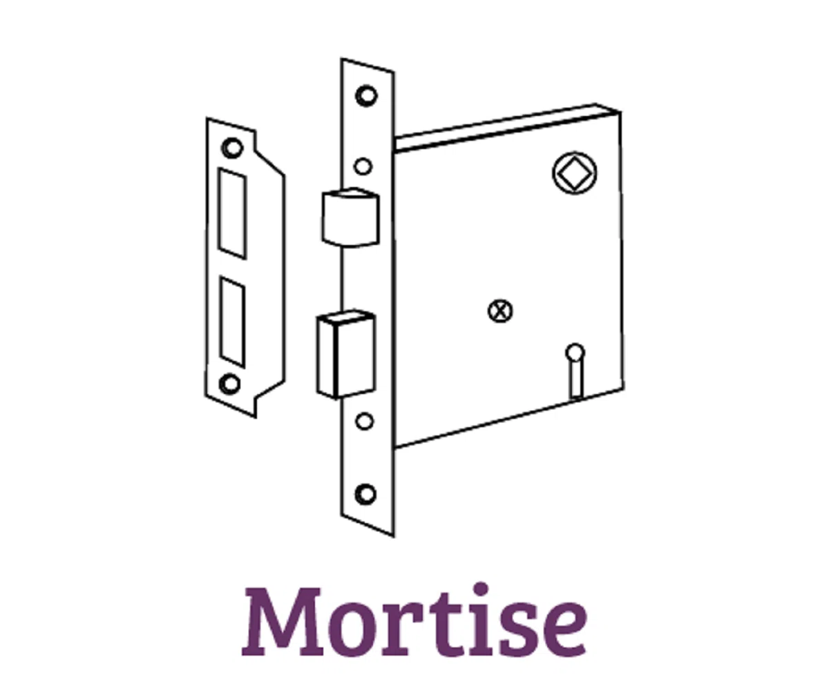 New York Waldorf Interior Mortise Door Knob