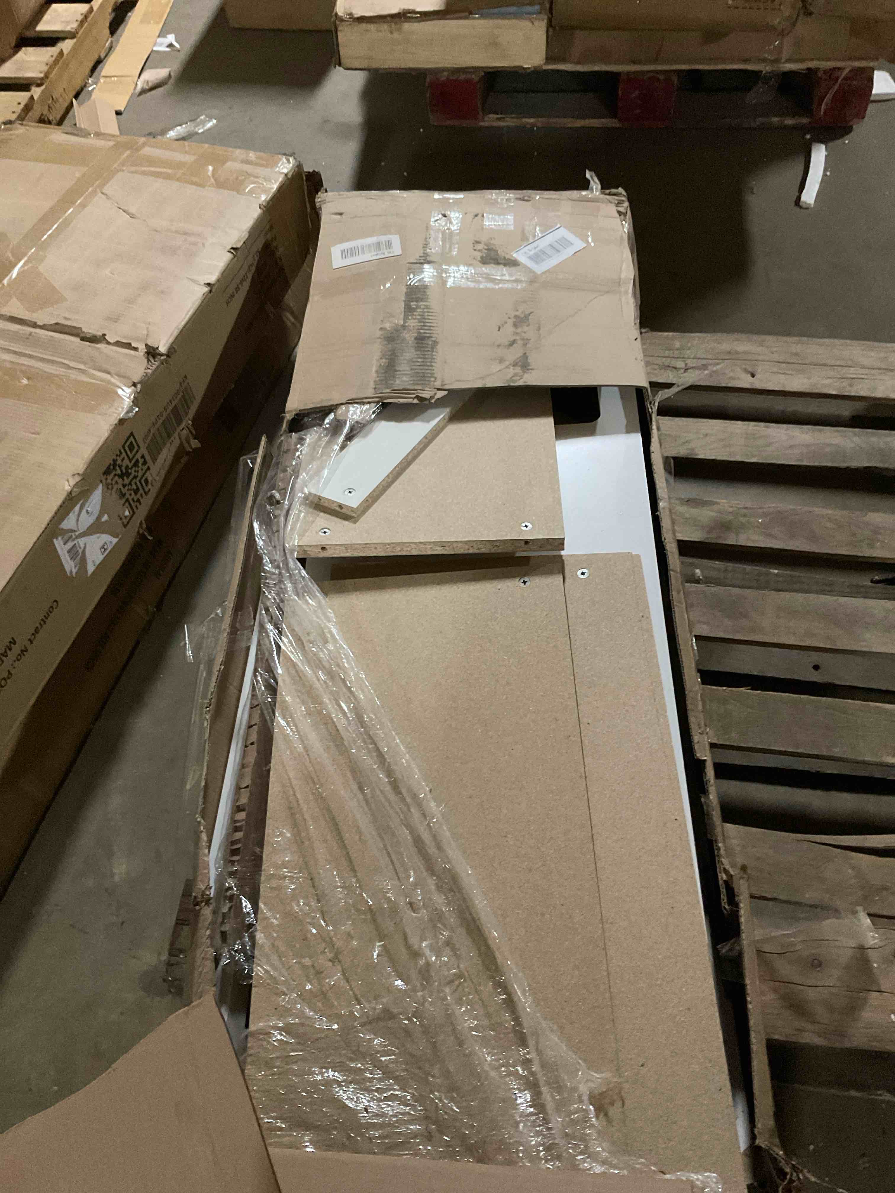 wood hardware from desk/furniture