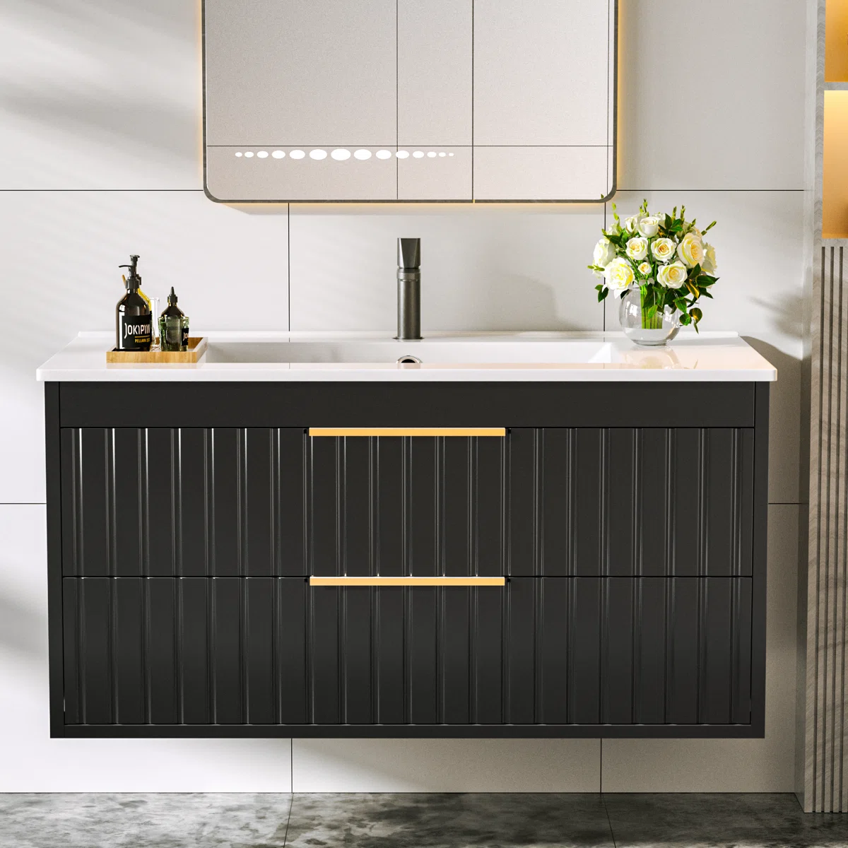 36" Floating Bathroom Vanity With Sink