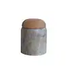 Modern Decorative Storage Jar with Wood Lid