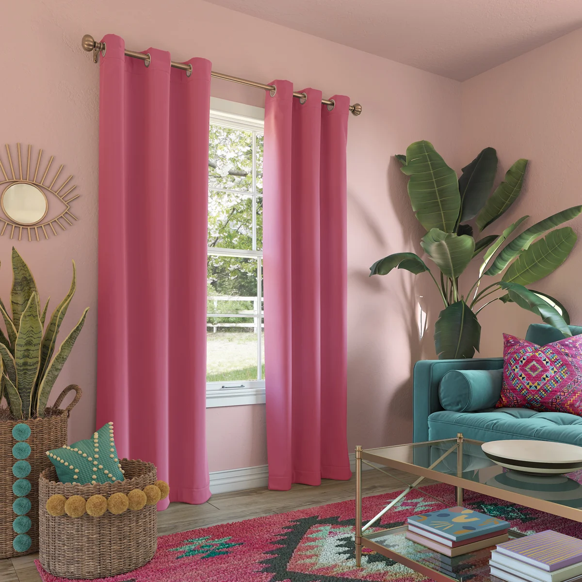 Burrier Wayfair Basics Blackout Grommet Curtain Panel