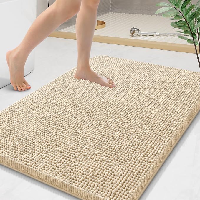 Arotive Luxury Chenille Bathroom Rug Mat
