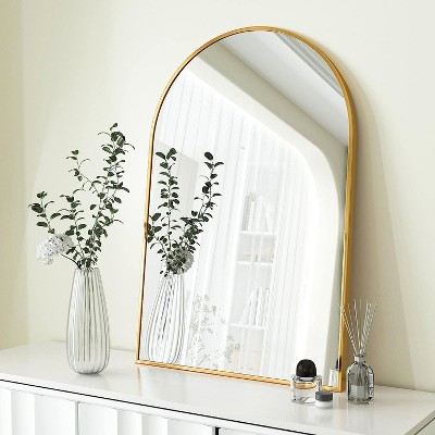 JENBELY 24x36 Inch Gold Bathroom Mirror
