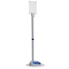 Germstar 80121 White Premium Floor Stand For Germstar Hand Sanitizer Dispensers