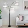 Unbranded Floor Lamp with Adjustable Heads Model ZJ02B-WH