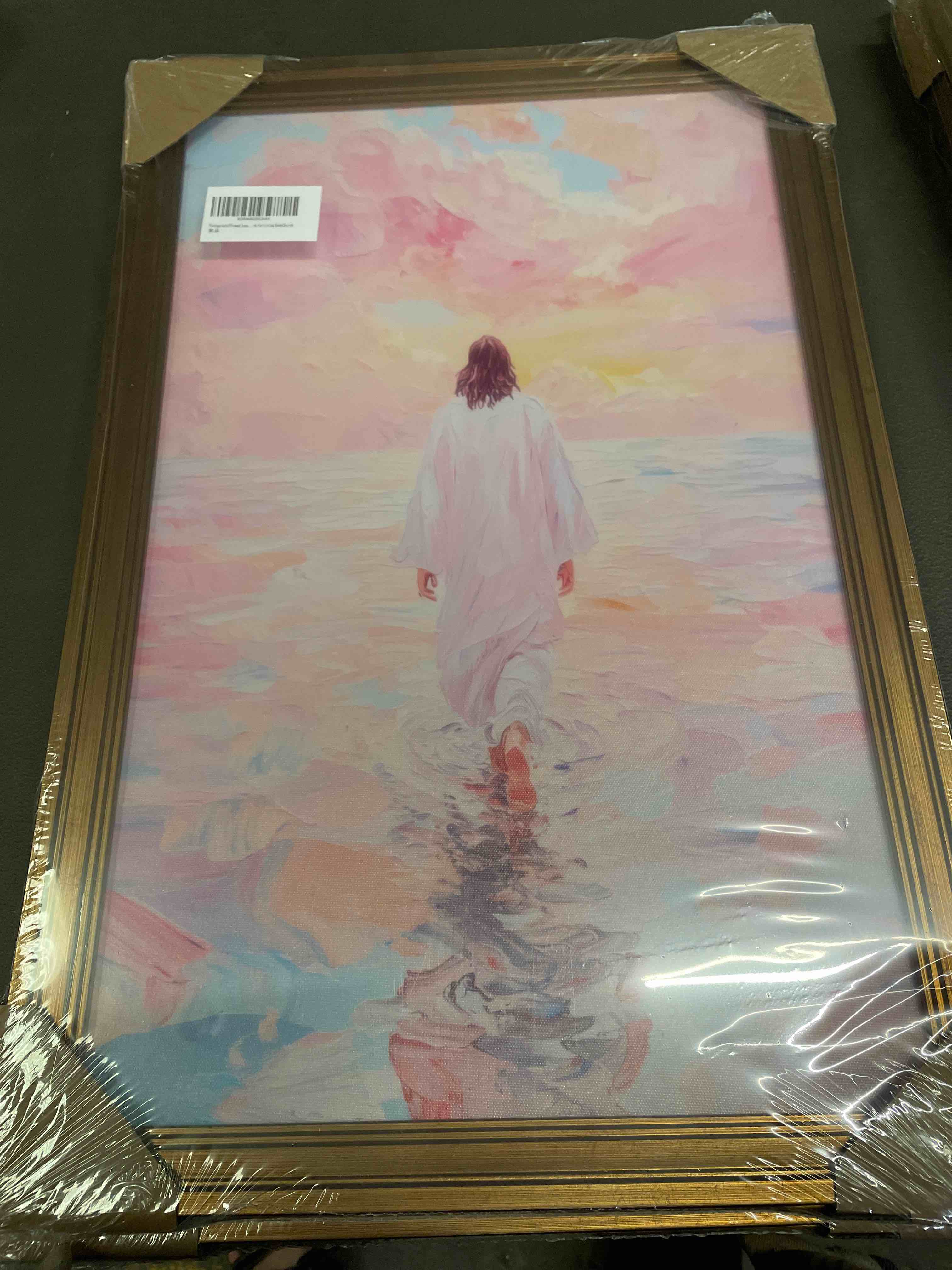 Jesus walking on water art