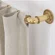 Mode Industrial Room Darkening Collection 1 1/8 in Diameter Curtain Rod Set with Steel Wall Mounted Adjustable
