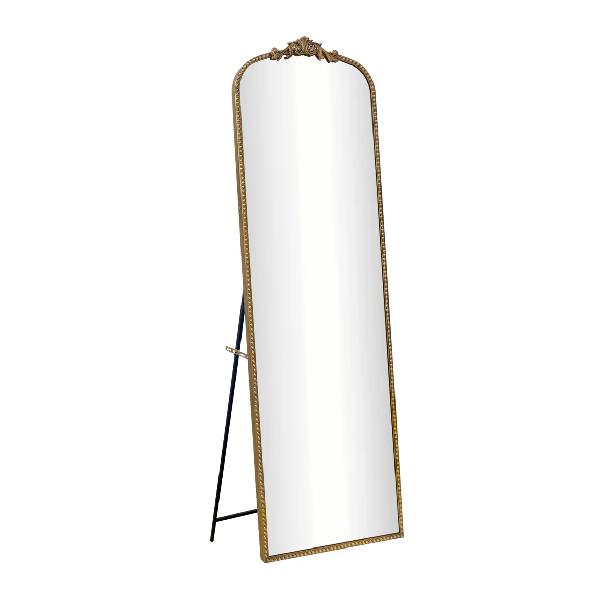 Arched Antique Ornate Vinatge Full Length Floor Mirror