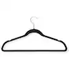 Black Velvet Pants Hangers 20 Pack
