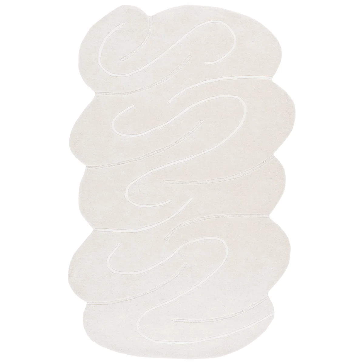 Novelty 157 Hand Tufted 95% Wool; 5% Viscose Abstract Rug
