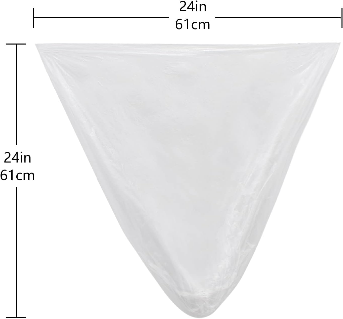 TYPLASTICS Trash Can Liner - Wholesale 1000 Count Garbage Bags on Perforated Roll 7-10 Gallon Multipurpose for Office Bathrooms Business Home Commercial and Industrial Needs 24 x 24 50 Count (Pack of 20)
