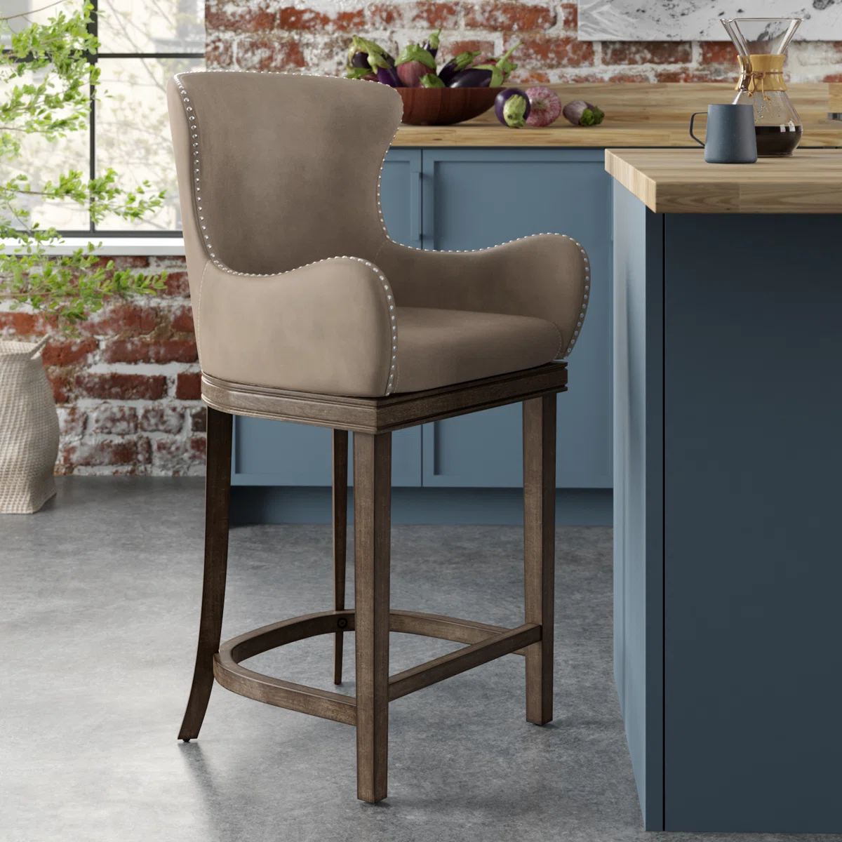 Gunther Swivel Bar & Counter Stool