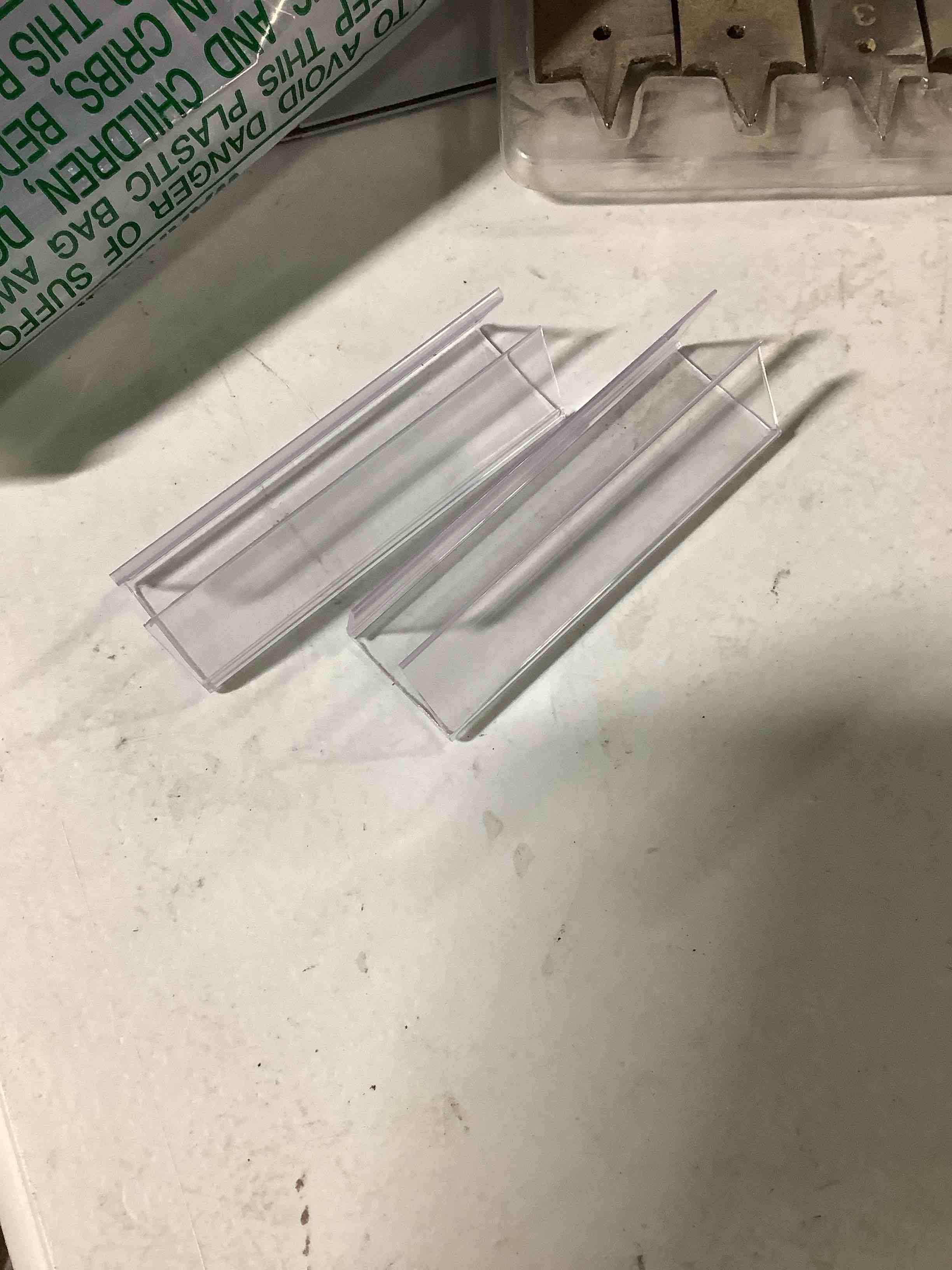 several Plastic hinges