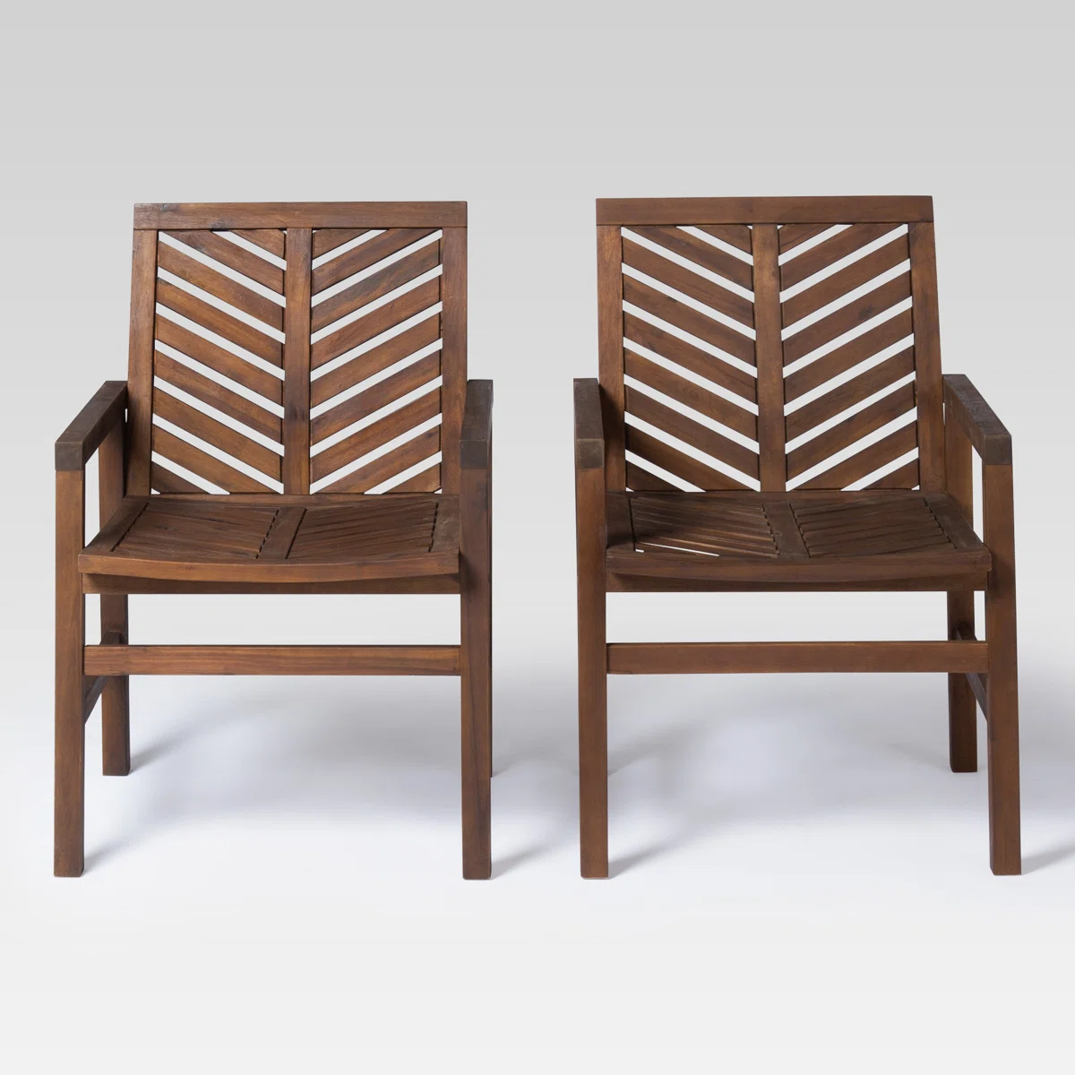Harbison Acacia Patio Dining Armchair