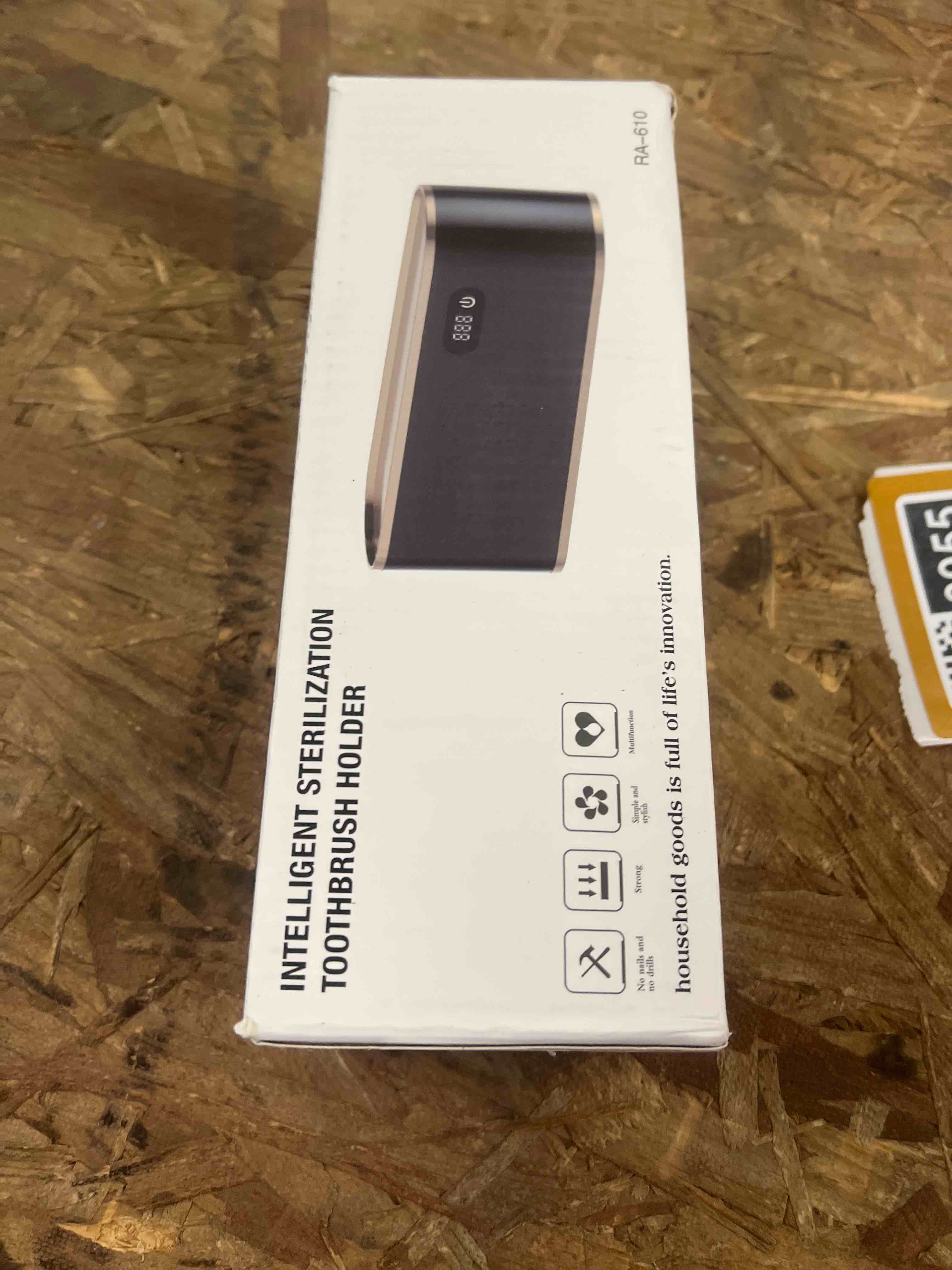 UV Toothbrush Sanitizer Holder for 4 | Wall Mounted Toothbrush Holder for Bathroom with Fan Drying |