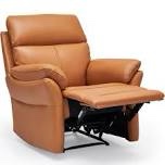 (incomplete )Latari 33\u0027\u0027 Top Genuine Leather Manual Standard Recliner