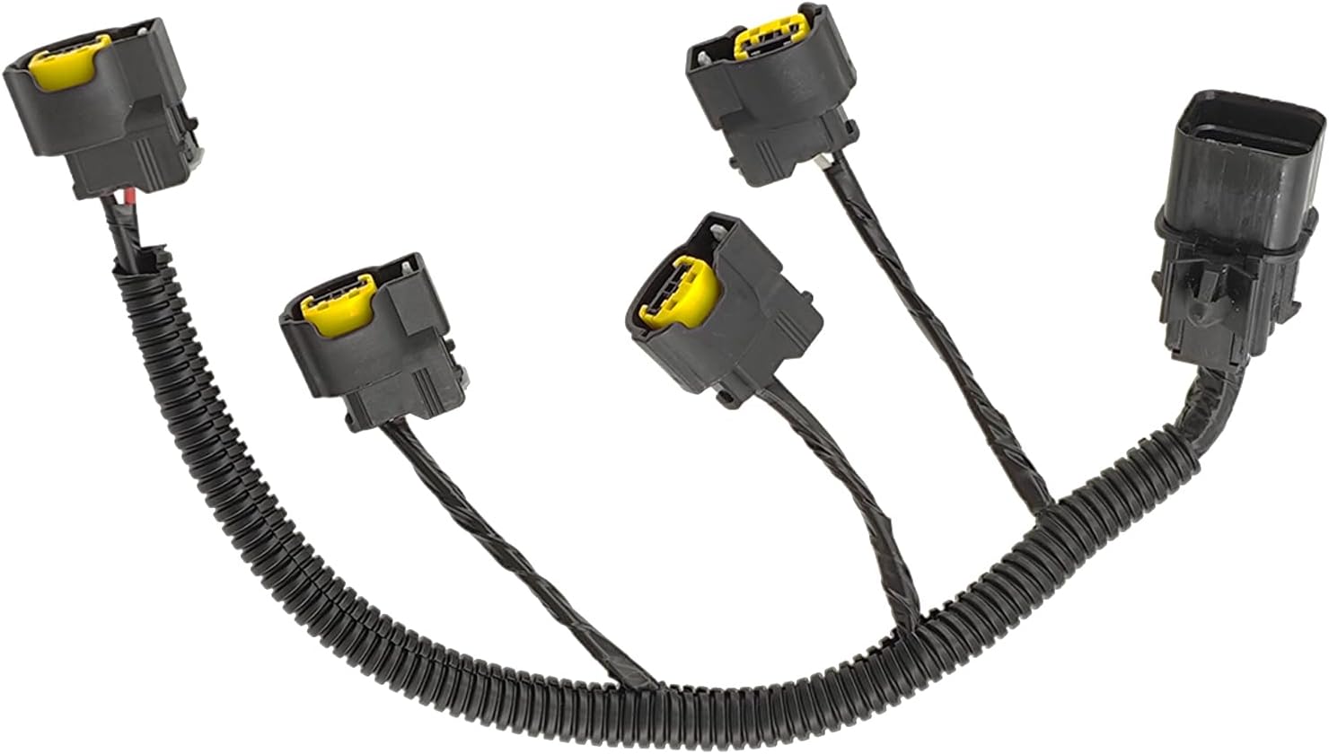 4Pcs Wires Ignition Coil Connector Wiring Plug Pigtail Harness Compatible with 2008-2015 Hyundai Sonata Tucson Kia Optima Sorento Sportage Forte Rondo L4 2.0L 2.4L