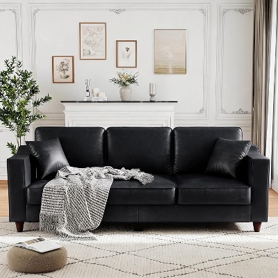 Replacement Sofa Seat Cushion, Faux Leather