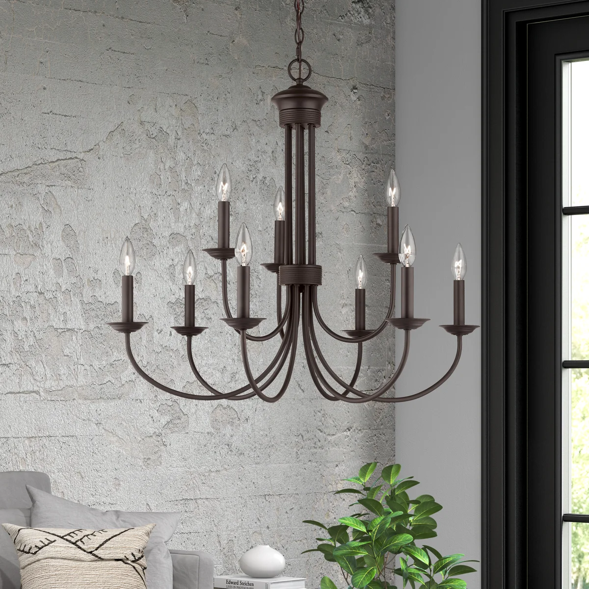 Arunvir 9 - Light Candle Style Classic / Traditional Chandelier