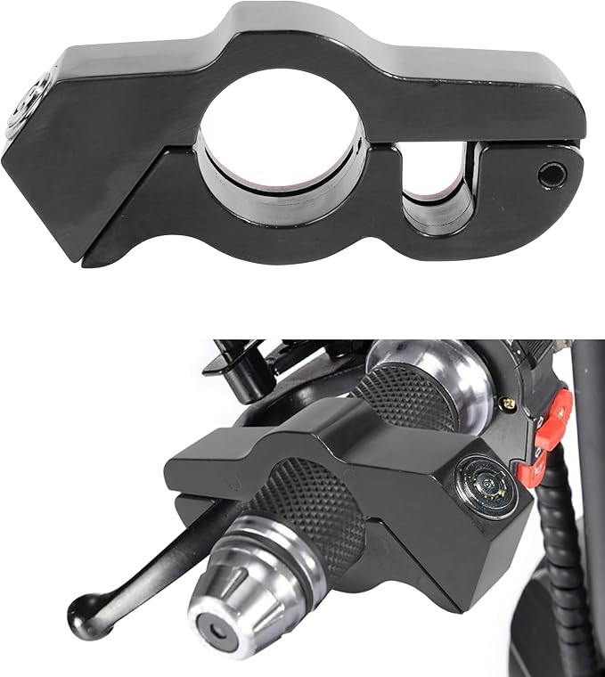 Motorcycle or Bicycle Handlebar Grip Lock / Security Brake Lever Lock