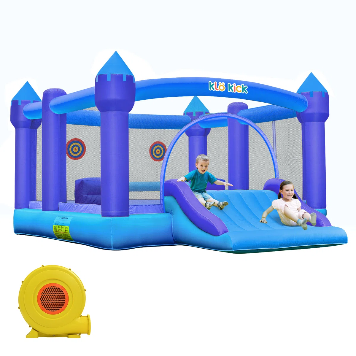 (Blower only)15.3' X 12' Bounce House ith Slide and Air Blower