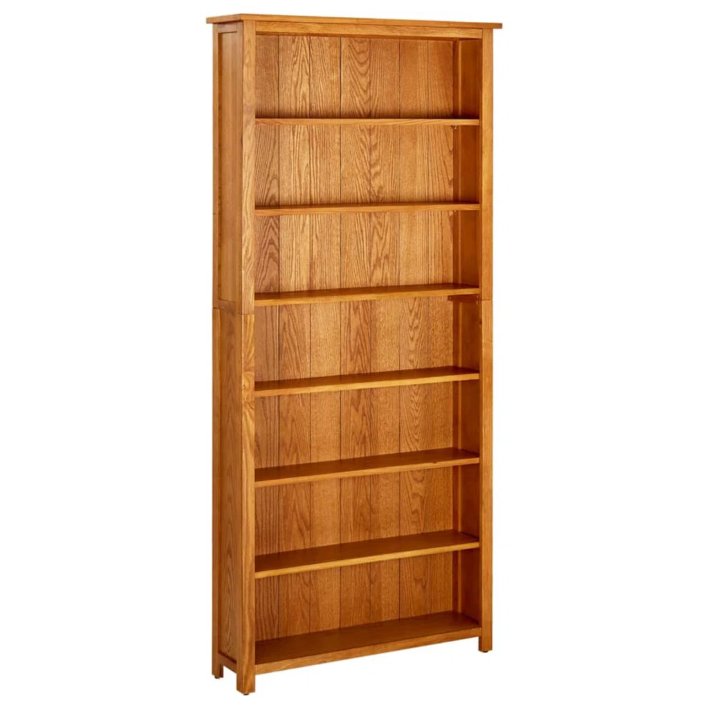 Bookcase Solid Oak Wood
