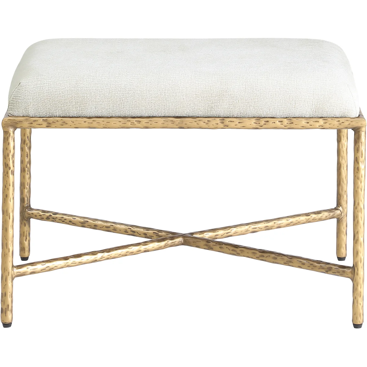 Iyania Chenille Fabric Bench