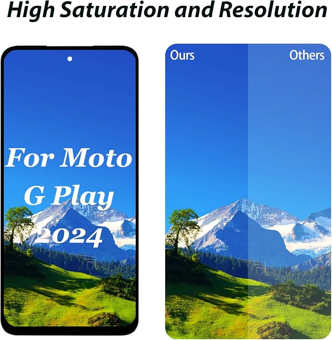 Motorola G Series 6.5 inch Green LCD Screen Assembly