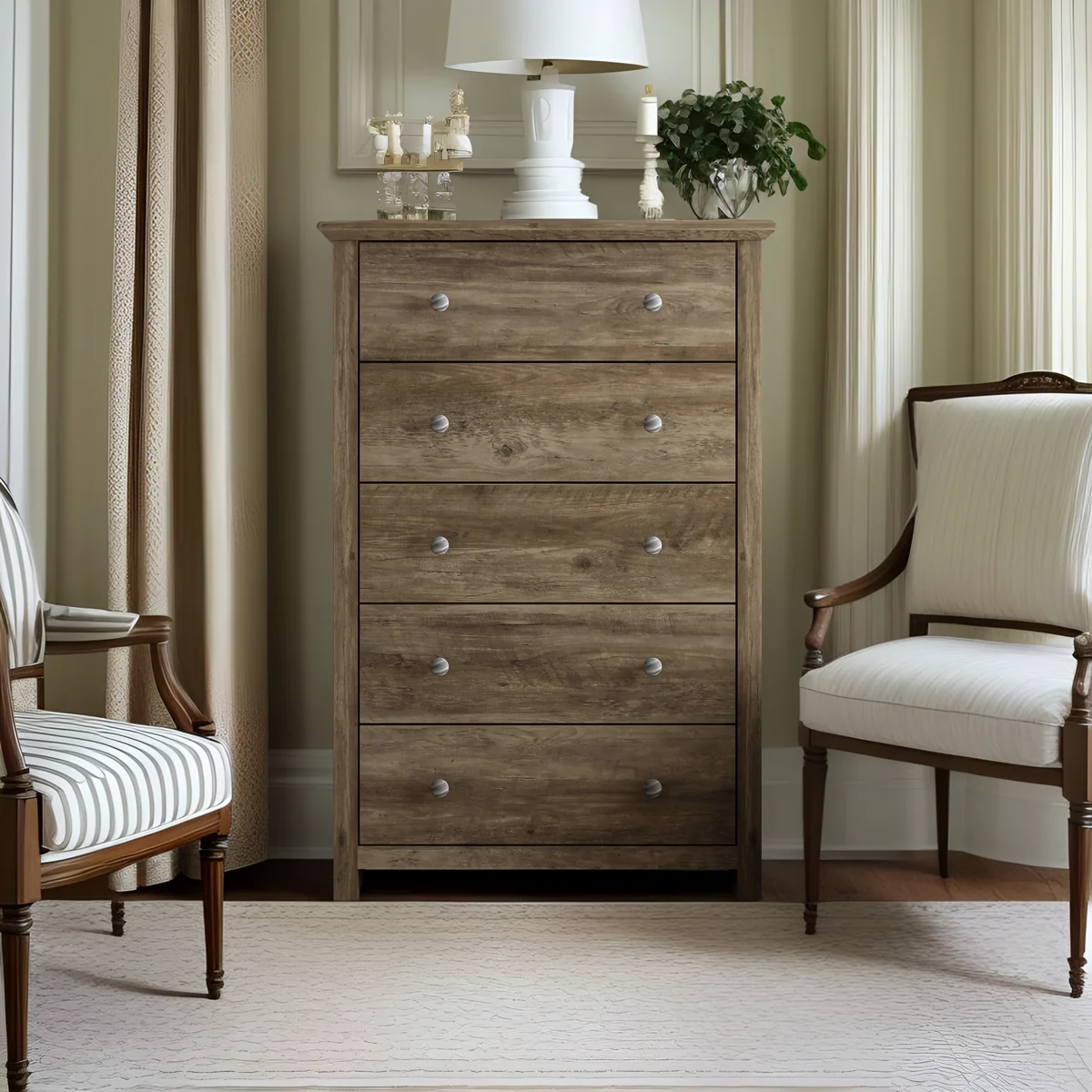 Tevrat 5 Drawers 31.1 W Dresser