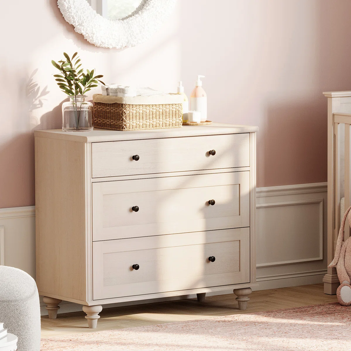 Scarlett 3 Drawer 33.9" W Dresser
