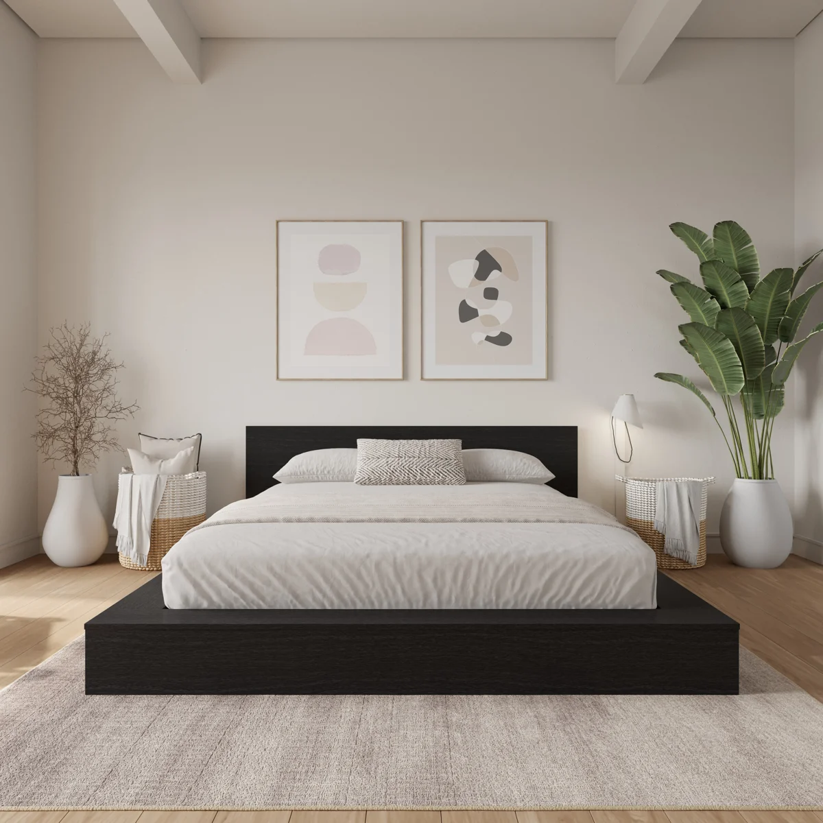 Makoa Low Platform Bed Set