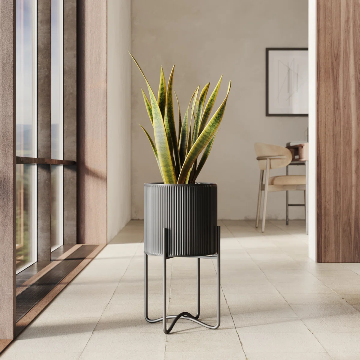 Clabe Everett Pot with Ambrose Base