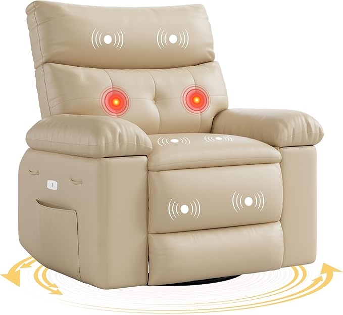 (base only) 35.5\u0027\u0027 Wide Power Lift Recliner Chair With Heat \u0026 Massage
