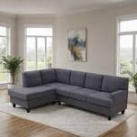 eg furniture dark grey corner seat to L couch only
