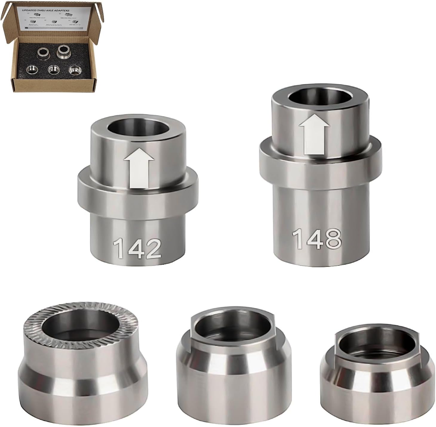missing pieces KICKR Thru Axle Adapter Kit Compatible with Wahoo KICKR CORE and KICKR V4 and Newer Models KICKR Thru Axle Kit, Stainless Steel Kit for Enhanced Durability