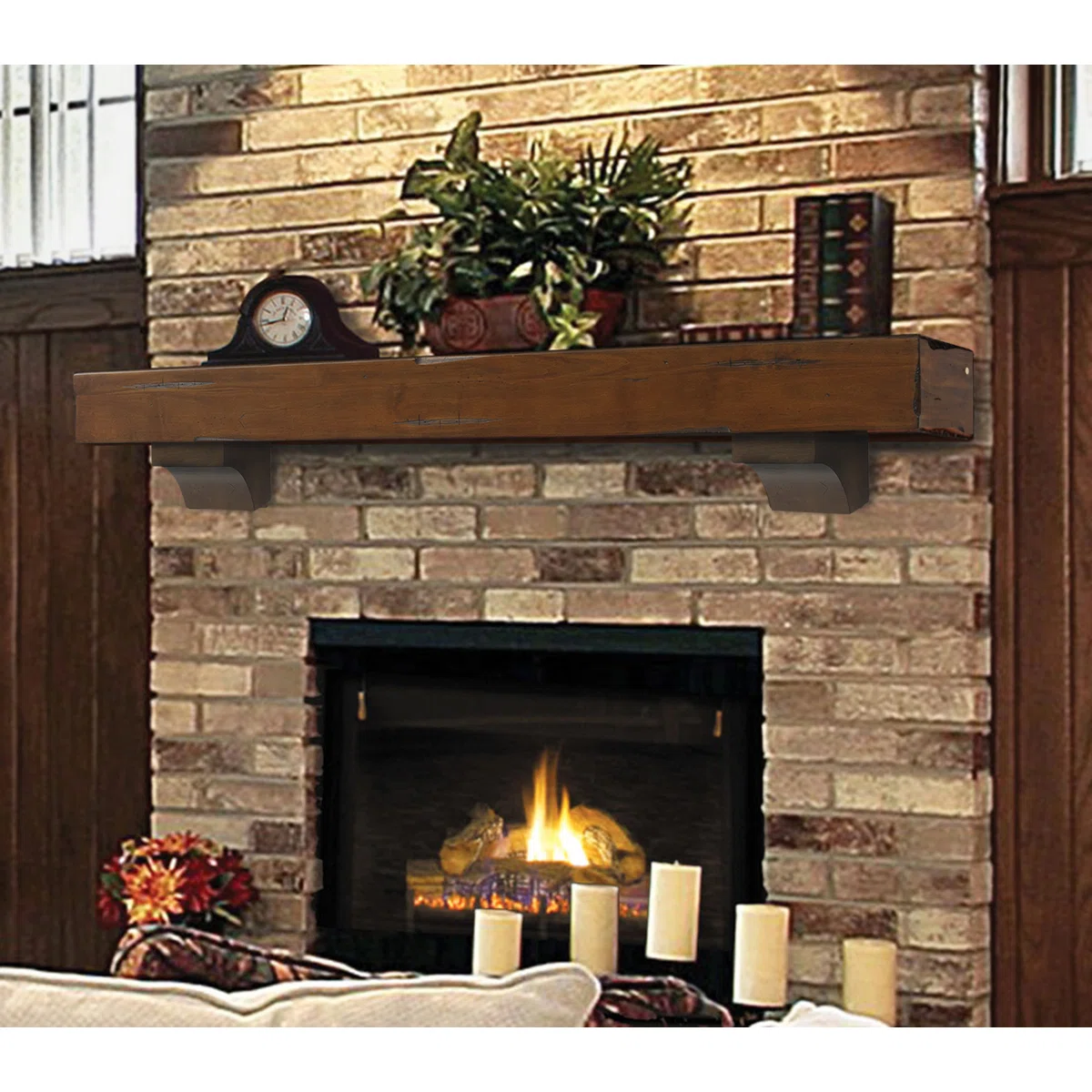 The Shenandoah Fireplace Mantel Shelf